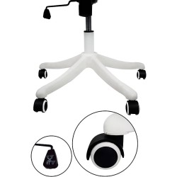 siafu Silla ejecutiva ergonómica con Respaldo reclinable y reposabrazos acolchonado abatible (Gris)