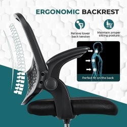 SMUG - Silla de Dibujo Alta para computadora de pie, Altura Ajustable, con reposabrazos Ajustables y Anillo de pie para tareas