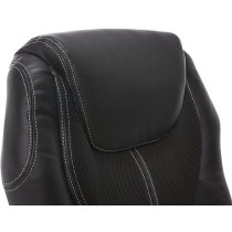 Serta 43673 Silla ejecutiva de cuero sintético, Negro