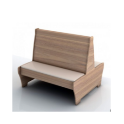 Booths Dione para restaurante