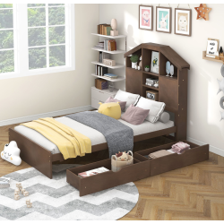 Cama individual Terracota