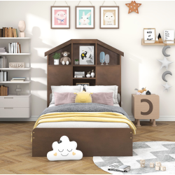 Cama individual Terracota