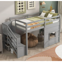 Cama niño Grey hut