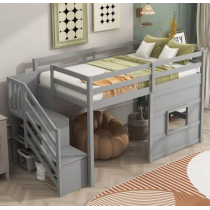 Cama niño Grey hut