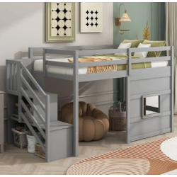 Cama niño Grey hut