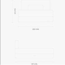 Cama King size Ginevra