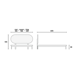 Cama King size Greta