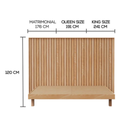 Cama King size Lucia