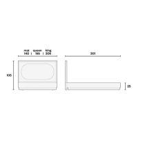 Cama  king size Gabriella