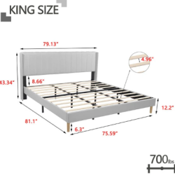 Cama King Side Yohana