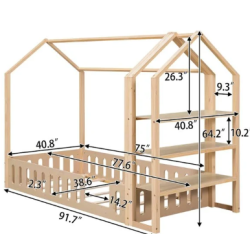 Cama niña sweet house