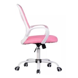 Silla De Oficina Rosa Ergonomica Giratoria