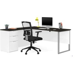 Escritorio Corner Gray