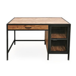 Escritorio Drawers / Café con negro /