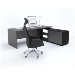 Escritorio De Oficina Black Combinator